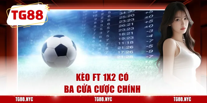 Kèo FT 1x2 - Cách Đọc Cửa Cược Toàn Trận Dễ Hiểu Nhất 2 Kèo FT 1x2 có ba cửa cược chính