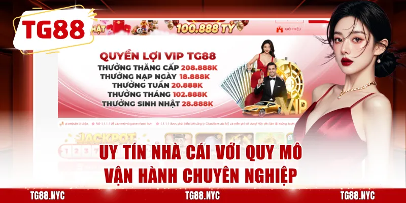 Uy tín nhà cái với quy mô vận hành chuyên nghiệp